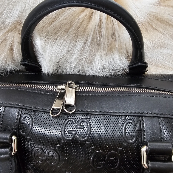 Like New GUCCI GG Embossed Briefcase Laptop - Picture 4 of 16